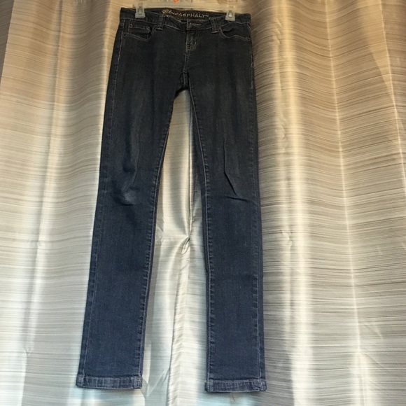 Blue Asphalt Skinny Jeans