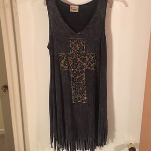 Gray tunic