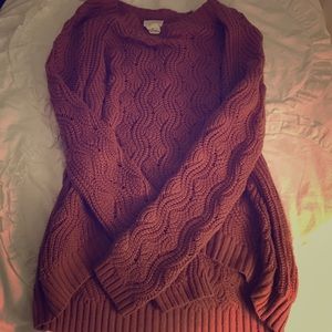 Rust Knit Sweater from Urban Outfitters