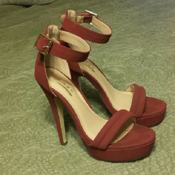 Burgandy High Heels