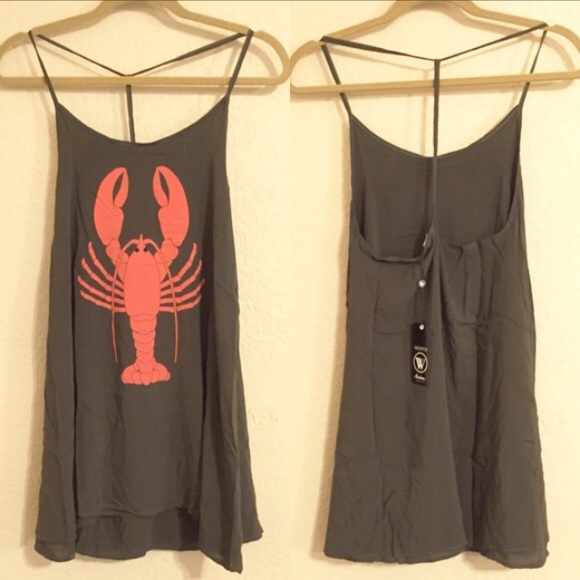 NWT WILDFOX swim lobster coverup - S - Picture 3 of 4