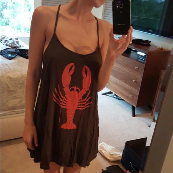 NWT WILDFOX swim lobster coverup - S - Picture 4 of 4