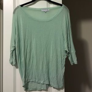 Dolman tee- light green by Daydreamer LA