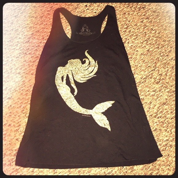 Mermaid racerback tank sm