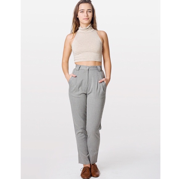 AA calvary twill high waisted pleated pants✨