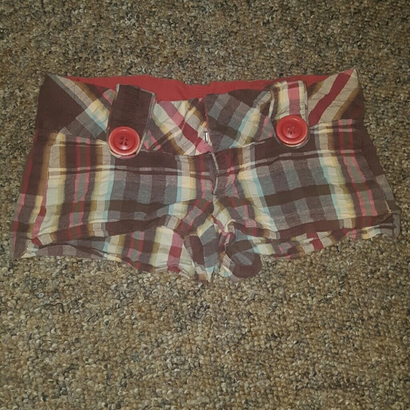 Plaid shorts