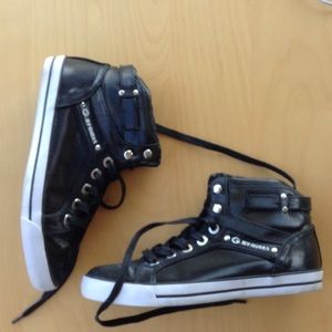 G by Guess black high tops never worn