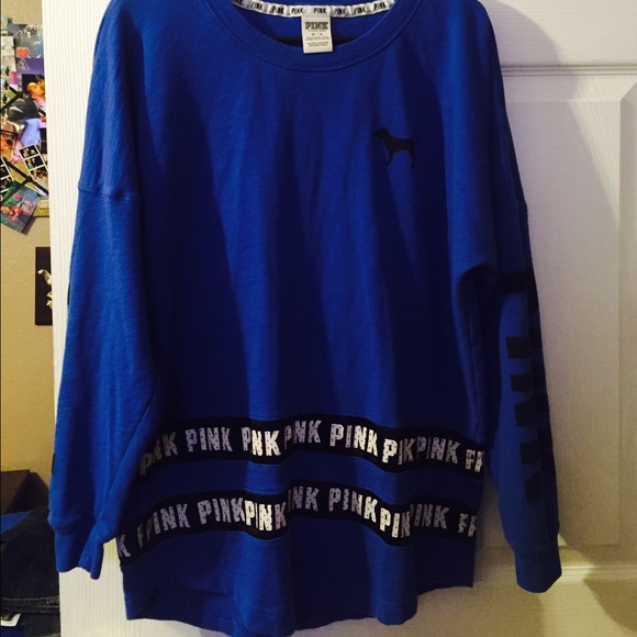 Long sleeve pink sweater