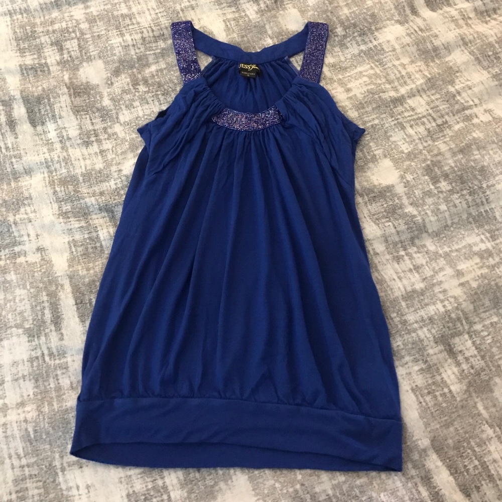 Blue Guess Top