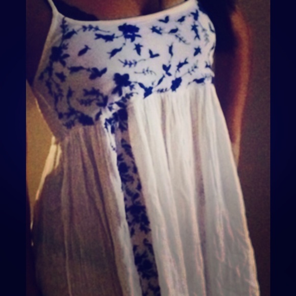 White shift dress
