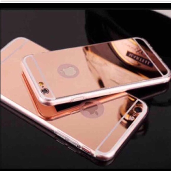 I phone 6 rose gold mirror cases