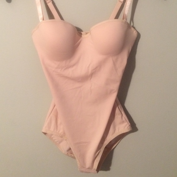 NEW nude JLux  bustier bodysuit