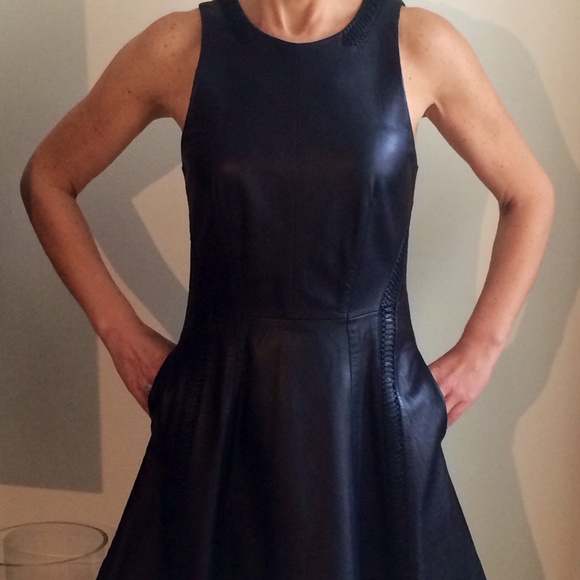 Rag & Bone 'Renard' Dress All Leather Dress