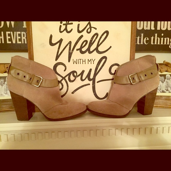 Suede Ankle Booties