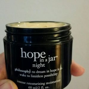 philosophy new but opened hope in a jar
