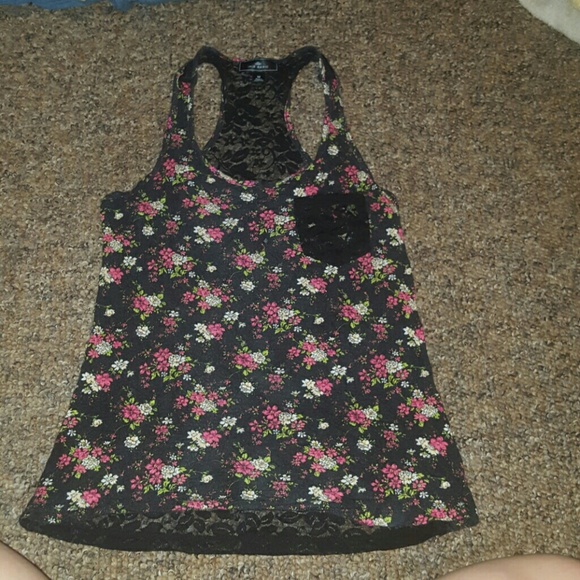 Black lace top