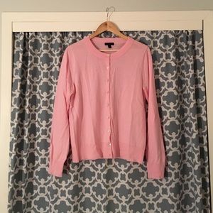 J.crew Pale Pink Cardigan
