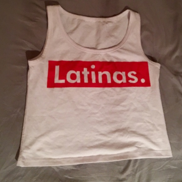 White Tank Crop Top
