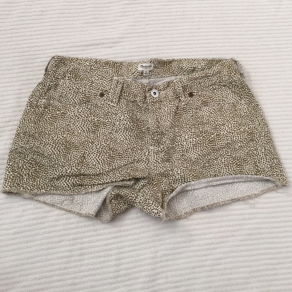 Madewell poka dot short size 26