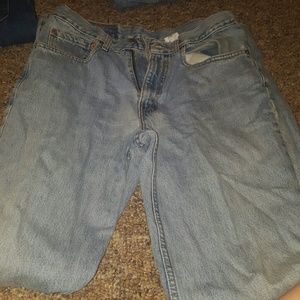 Mens light relaxed fit jeans