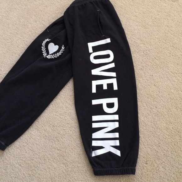 Pink Victoria Secret Capri Sweat Pant - Picture 2 of 3