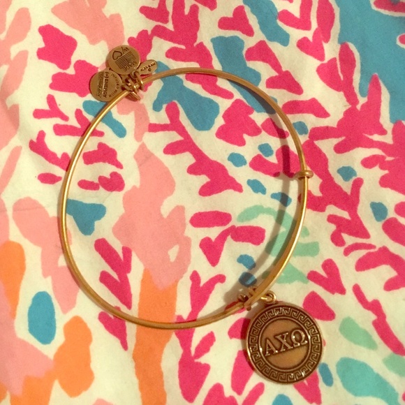 Alex and Ani Alpha Chi Omega bracelet