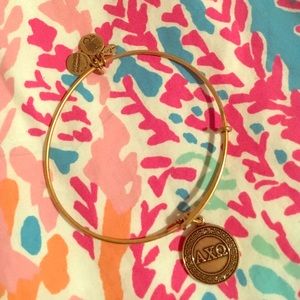Alex and Ani Alpha Chi Omega bracelet