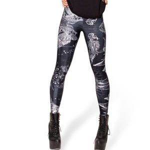 BIRTH OF VENUS 2.0 BLACK LEGGINGS