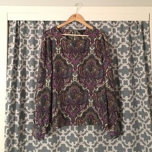 J.crew Print Blouse
