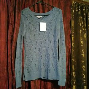 Laura Scott Pointelle  Sweater