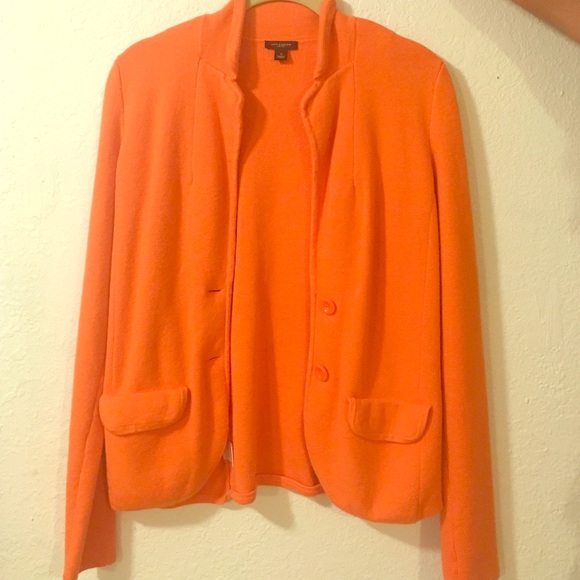 Ann Taylor cardigan in orange