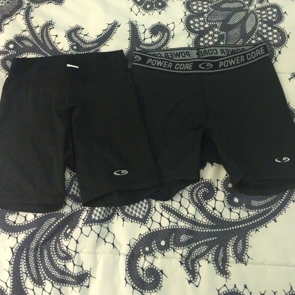 2 Champion Power Core Black Spandex