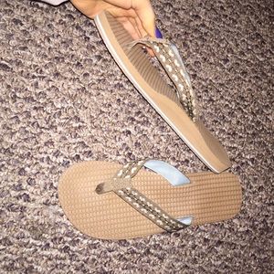 Target sandals like new ! 7.5 tan