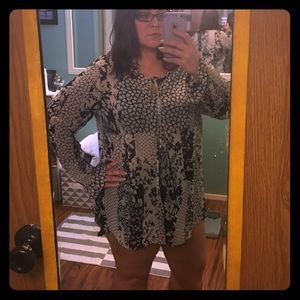 Susan graver top, see thru! XL.