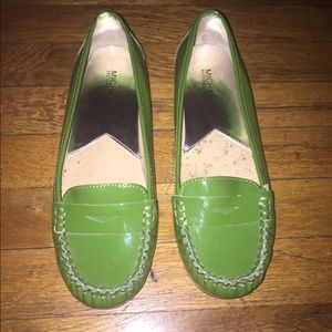 Patent leather loafers