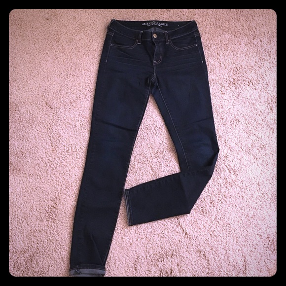 dark wash super stretch jetting