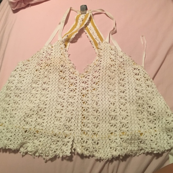 Free people crochet top