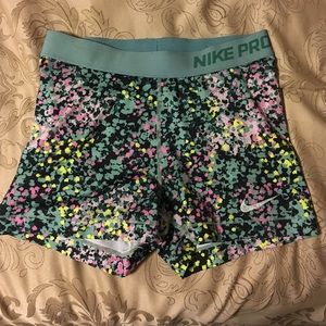 Nike pro compression shorts