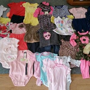 6/9 months and 9 months lot of baby girl clothes