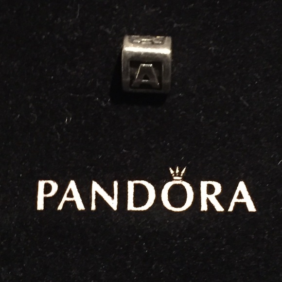 Pandora "A" charm