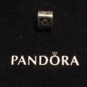 Pandora "A" charm
