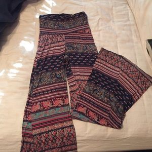 Flowy bell bottom pants