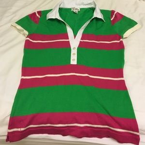 XS Lilly Pulitzer cotton polo shirt