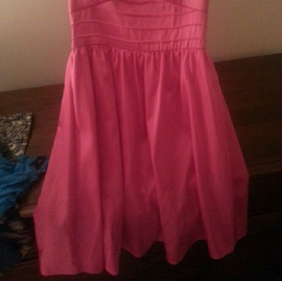 Pink Strapless Dress - Picture 2 of 2