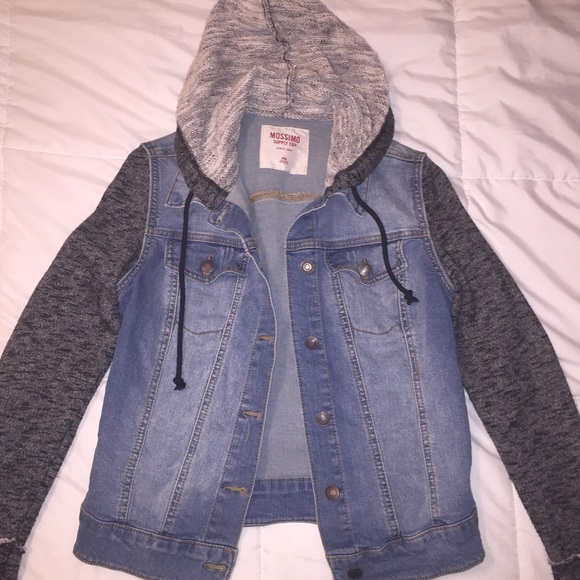 Denim Hooded Jacket (Womens)