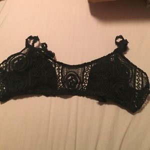 Crochet bathing suit top