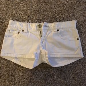 White ROXY shorts Size 7