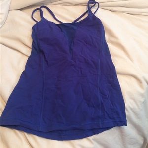 lululemon blue tank (tight fit)
