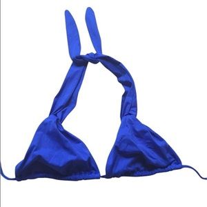 L* space "Fabulous" Royal Halter Top sz small