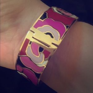 Kate Spade "Budding Genius" bangle hinge bracelet